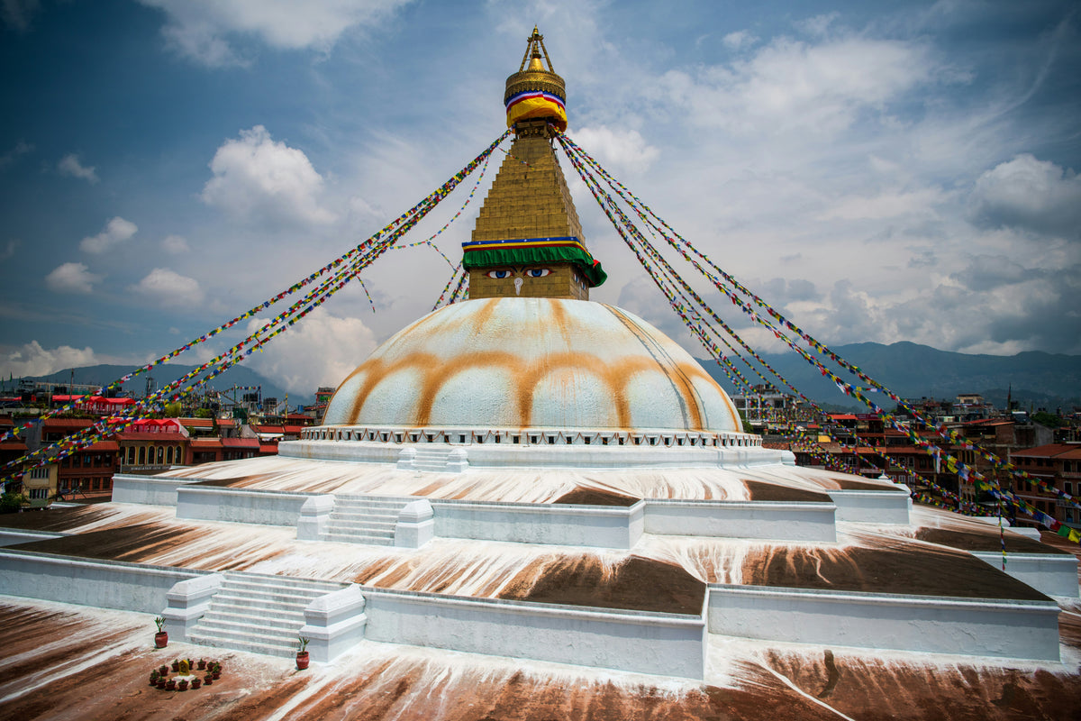 Boudhanath stupa in Kathmandu, Nepal