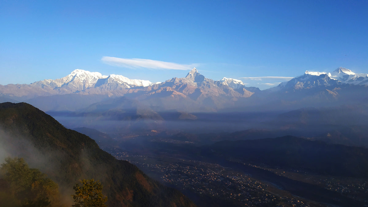 Annapurna range from Sarangkot, Nepal.