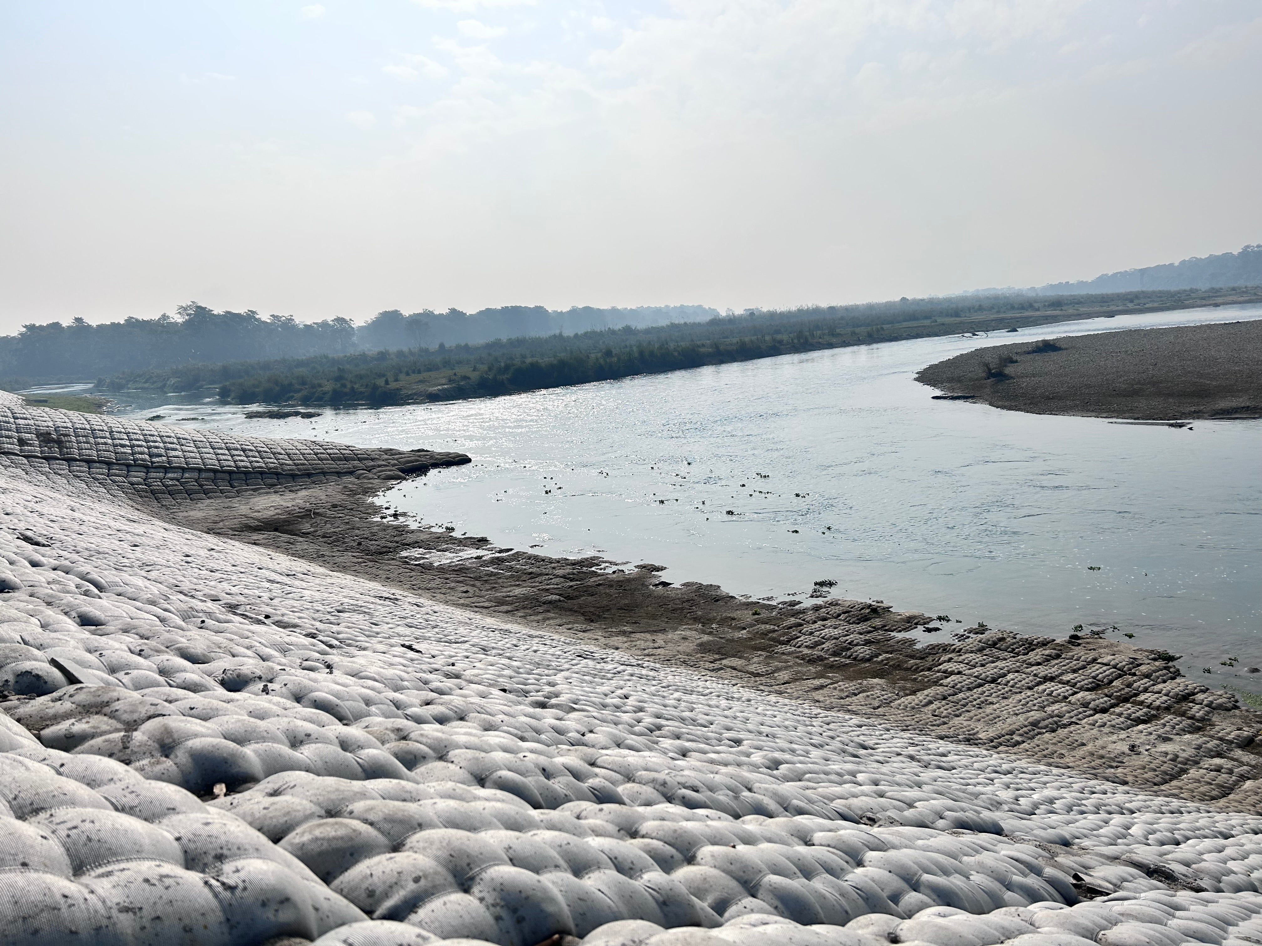 Rapti River at Sauraha, Nepal.