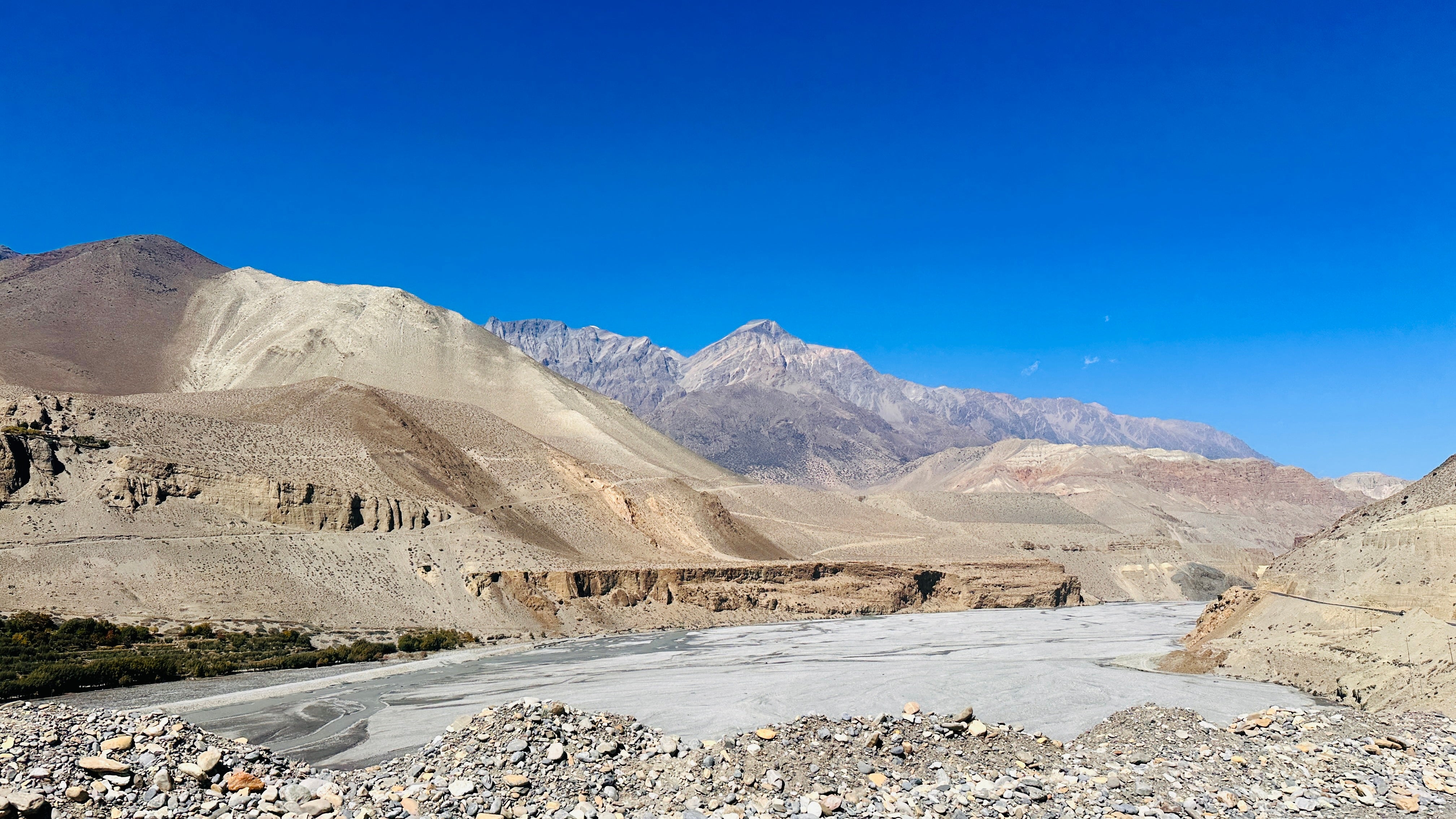 Kali Gandaki valley in Mustang, Nepal.