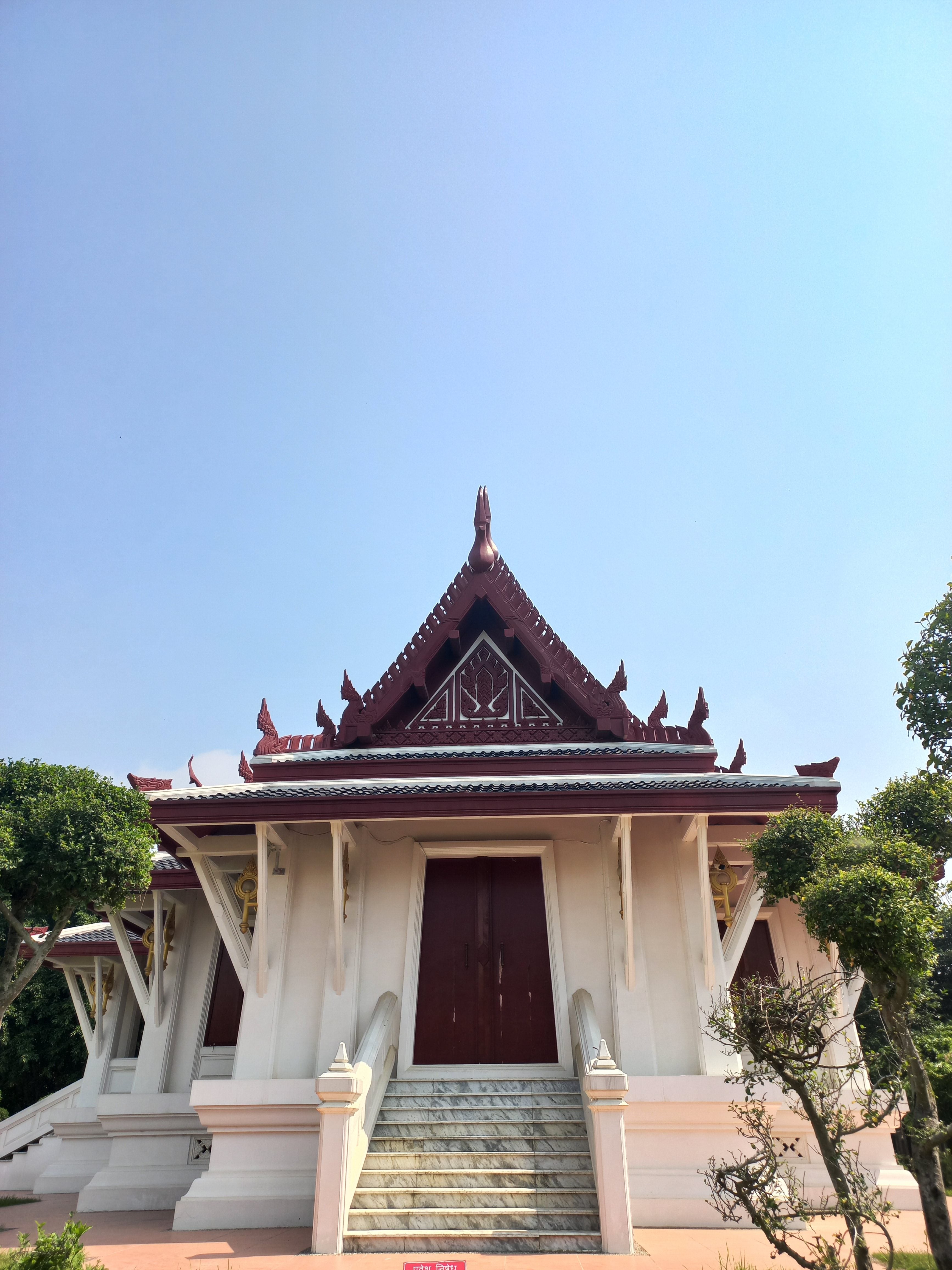 Thai monastery in Lumbini, Nepal.