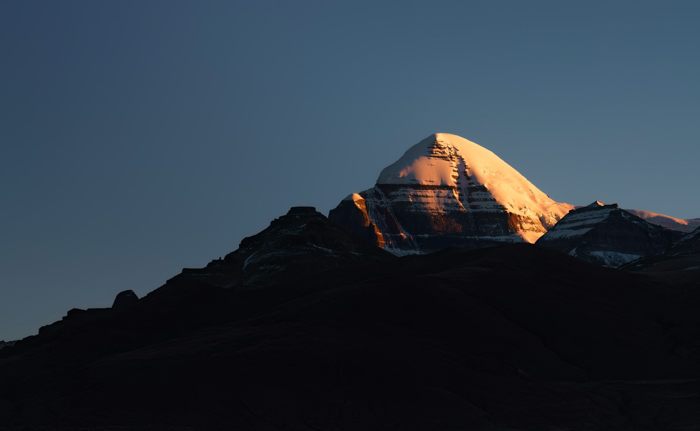 Mount Kailash at sunrise, western Tibet